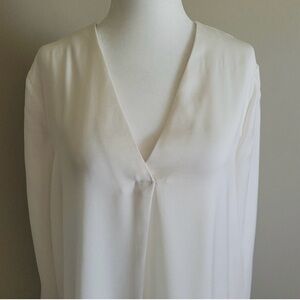 Banana Republic off-white blouse
